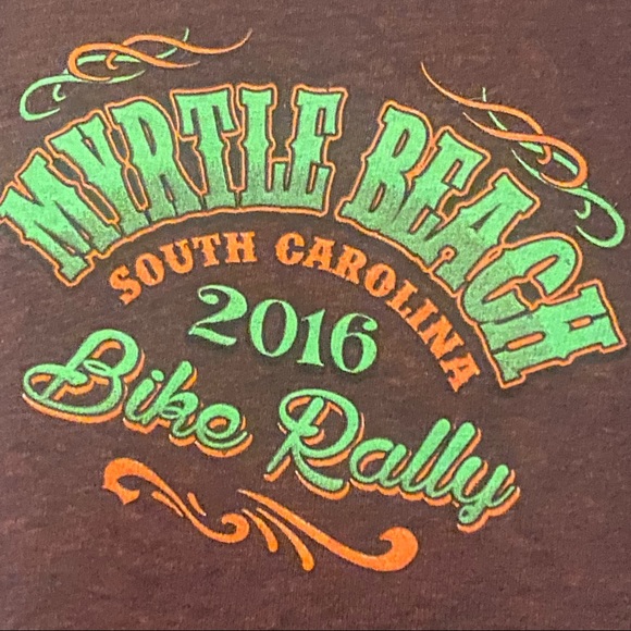 Myrtle Beach South Carolina Bike Rally T-Shirt Harley XL - Picture 3 of 4